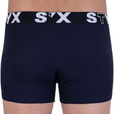 Styx Pánské boxerky sportovní guma tmavě modré (G963) - velikost S