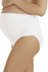 ITALIAN FASHION Těhotenské kalhotky Mama maxi white - ITALIAN FASHION Bílá XL