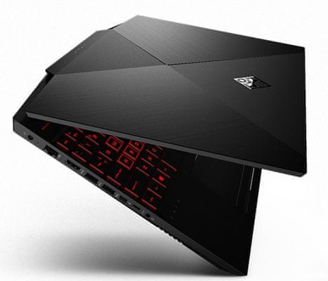 Herní notebook HP OMEN 15-dh  sound bang and olufsen audio boost hutné basy 