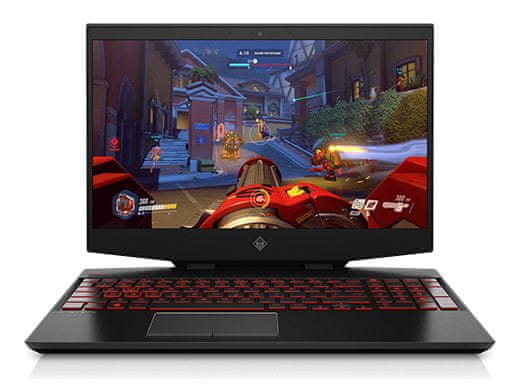 Herní notebook HP OMEN 15-dh Intel Core i7-9750H samostatná grafická karta NVIDIA GeForce RAM DDR4 rychlý disk SSD