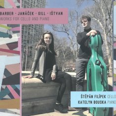 Štěpán Filípek - cello, Kately: Barber, Janáček, Gill, Ištvan: Skladby pro violoncello a klavír