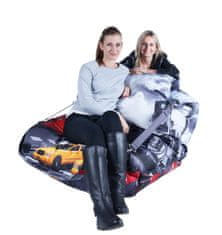 Beanbag Designový sedací vak 189x140 city