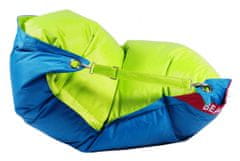 Beanbag Sedací pytel 189x140 duo limet - turquoise