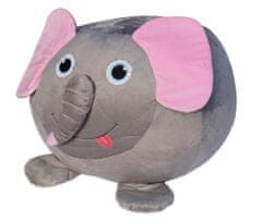 Beanbag Sedací vak slon Dumbo, šedá/růžová