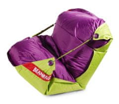 Beanbag Sedací pytel 189x140 duo limet - purple