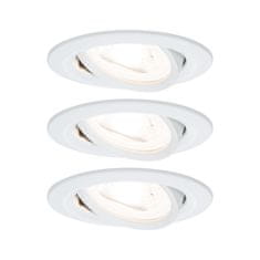 Paulmann PAULMANN Vestavné svítidlo LED Nova kruhové 3x6,5W GU10 bílá mat nastavitelné 3-krokové-stmívatelné 934.67 P 93467 93467