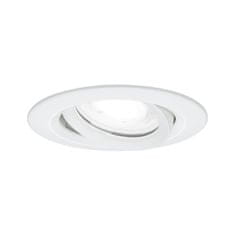 Paulmann PAULMANN Vestavné svítidlo LED Nova Plus kruhové 1x6W GU10 bílá mat výklopné stmívatelné 936.72 P 93672 93672