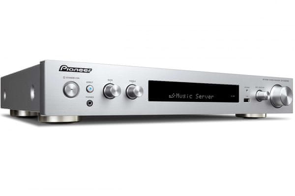 av receiver pioneer sx-s30dab tidal spotify deezer tunein google část airplay wifi vstup phono multiroom fireconnect mcacc automatická kalibrace prostoru rádio dab dab+ hires audio usb aplikace pioneer remote app 4 hdmi vstupy 1 hdmi výstup bluetooth 4.1 2 kanály zesilovač třídy d 85 w na kanál usb přední vstup  audio vstup ethernet vstup možnost chromecast