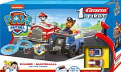 Carrera Autodráha FIRST - 63033 PAW Patrol Chase a Marshall On the track