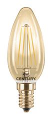 Century CENTURY LED FILAMENT SVÍČKA EPOCA 4W E14 2200K 320Lm 360d DIMM 35x97mm IP20 CEN INVM1D-041422