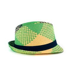 Art of Polo Dámský klobouk Astolle zeleno-žlutá Univerzální