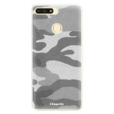 iSaprio Silikonové pouzdro - Gray Camuflage 02 pro Honor 7A