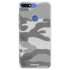 iSaprio Silikonové pouzdro - Gray Camuflage 02 pro Honor 7C