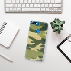 iSaprio Silikonové pouzdro - Green Camuflage 01 pro Huawei Y7 Prime 2018