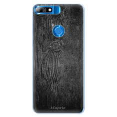 iSaprio Silikonové pouzdro - Black Wood 13 pro Huawei Y7 Prime 2018