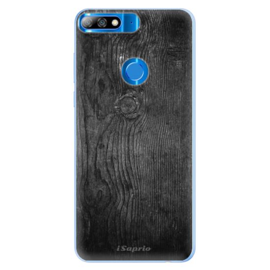 iSaprio Silikonové pouzdro - Black Wood 13 pro Huawei Y7 Prime 2018