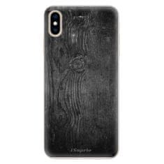 iSaprio Silikonové pouzdro - Black Wood 13 pro Apple iPhone Xs Max