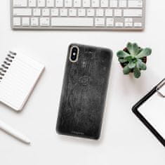 iSaprio Silikonové pouzdro - Black Wood 13 pro Apple iPhone Xs Max