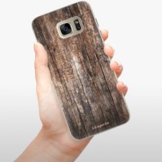 iSaprio Silikonové pouzdro - Wood 11 pro Samsung Galaxy S7 Edge