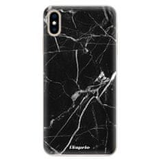 iSaprio Silikonové pouzdro - Black Marble 18 pro Apple iPhone Xs Max