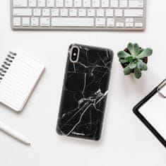 iSaprio Silikonové pouzdro - Black Marble 18 pro Apple iPhone Xs Max