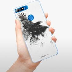 iSaprio Silikonové pouzdro - Dark Bird 01 pro Huawei Y7 Prime 2018