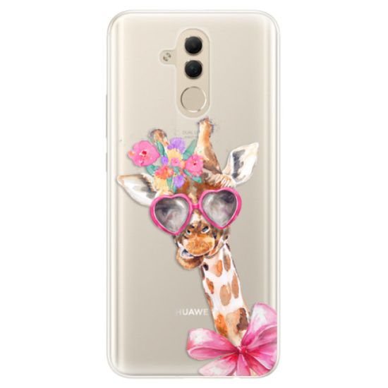 iSaprio Silikonové pouzdro - Lady Giraffe pro Huawei Mate 20 lite