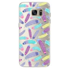 iSaprio Silikonové pouzdro - Feather Pattern 01 pro Samsung Galaxy S7 Edge