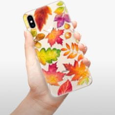 iSaprio Silikonové pouzdro - Autumn Leaves 01 pro Apple iPhone Xs Max