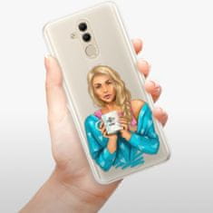 iSaprio Silikonové pouzdro - Coffe Now - Blond pro Huawei Mate 20 lite