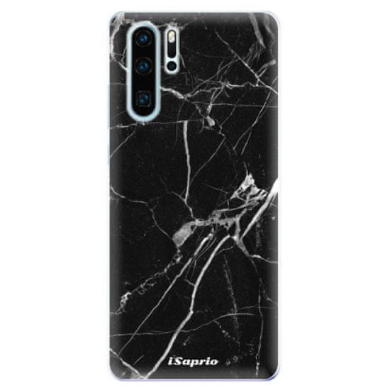 iSaprio Silikonové pouzdro - Black Marble 18 pro Huawei P30 Pro