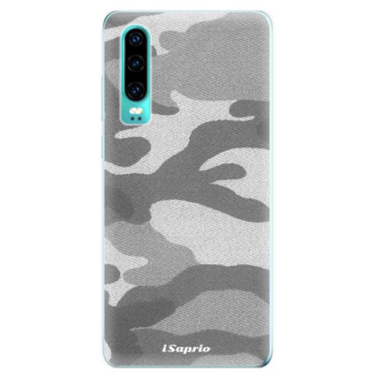 iSaprio Silikonové pouzdro - Gray Camuflage 02 pro Huawei P30