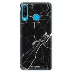 iSaprio Silikonové pouzdro - Black Marble 18 pro Huawei P30 Lite