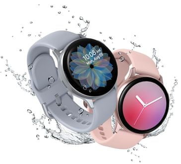 Samsung Galaxy Watch Active2, odolné, IP68, vodotěsné, 5 ATM, vojenský standard