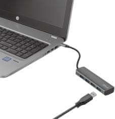 Trust Halyx USB-C 4-Port USB 3.2 Hub 23328