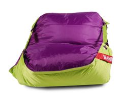 Beanbag Sedací pytel 189x140 duo limet - purple