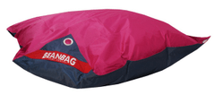 Beanbag Sedací pytel 189x140 duo pink - jeans