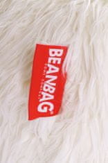 Beanbag Sedací vak Shaggy White