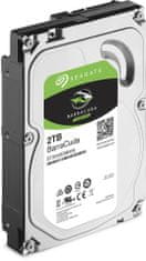 Seagate BarraCuda, 3,5" - 2TB (ST2000DM008)