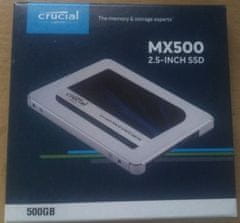 Crucial MX500, 2,5" - 500GB (CT500MX500SSD1)