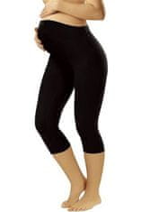 ITALIAN FASHION Těhotenské legíny Leggins short black + Ponožky Gatta Calzino Strech, černá, S