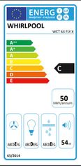 Whirlpool WCT 64 FLY X vestavná digestoř
