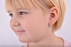 Cutie Jewellery Dětské náušnice s designem růžiček C2201-10-X-2 (Barva bílá)