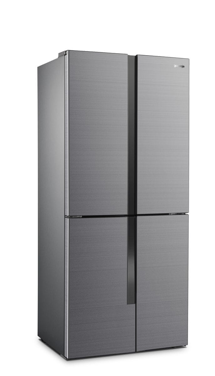 Volně stojící americká chladnička Gorenje NRM8182MX