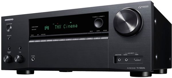 výkonný síťový av receiver onkyo tx-nr696 7.2kanálový 175 w výkon hd formáty dolby atmos dts: x hifi 7 hdmi vstupů 2 hdmi výstupy 4k/60p hdcp2.2 hdr hlg bt.2020 arc chromecast airplay bluetooth tidal wifi