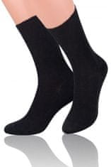 Amiatex Pánské ponožky 018 black + Ponožky Gatta Calzino Strech, černá, 35/38