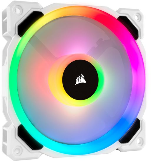 Corsair Air Series LL120 RGB, 120mm, bílý