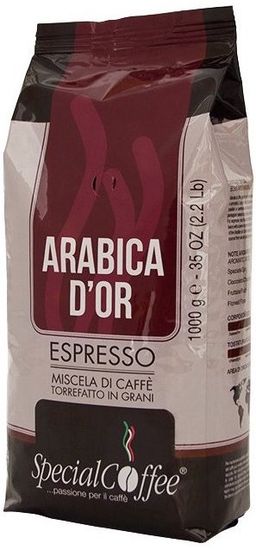 SpecialCoﬀee Arabica d'Oro 100% arabica 1 Kg zrnková káva