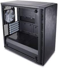 Fractal Design Define Mini C TG, sklo, černá