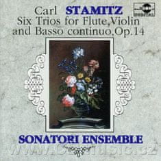 Sonatori Ensemble: Six Trios for Flute, Violin and Basso continuo, Op. 14 - CD